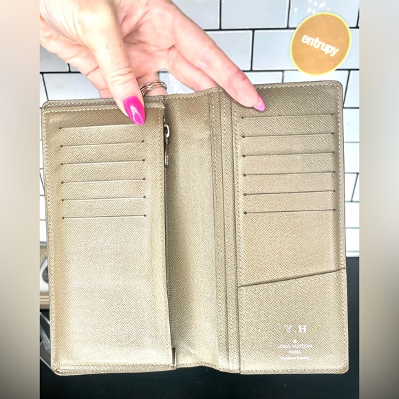 Authentic Louis Vuitton Brazza Tiaga Leather Wallet - Picture 4 of 12